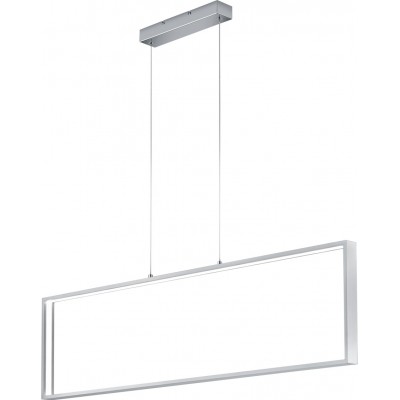 吊灯 Trio Azur 30W 3000K 暖光. 150×114 cm. 可调节高度。 集成 LED 客厅 和 卧室. 现代的 风格. 铝. 铝 颜色