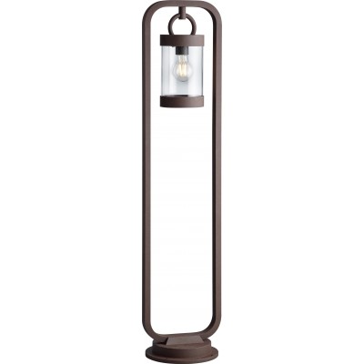 153,95 € Envoi gratuit | Balise lumineuse Trio Sambesi 100×23 cm. Luminaire à mât vertical. Détection de l'obscurité Fonte d'aluminium. Couleur oxyde