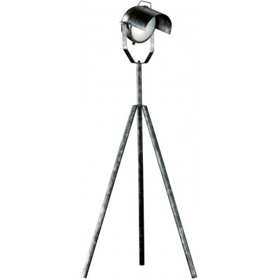 Floor lamp Trio No.5 Ø 60 cm. Living room and bedroom. Modern Style. Metal casting. Antique silver Color