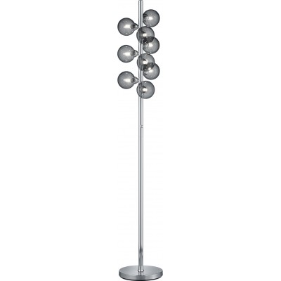 Floor lamp Trio Alicia Ø 25 cm. Metal casting. Plated chrome Color