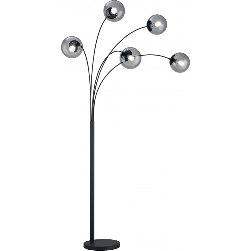 254,95 € Free Shipping | Floor lamp Trio Balini 180×30 cm. Living room and bedroom. Modern Style. Metal casting. Anthracite Color