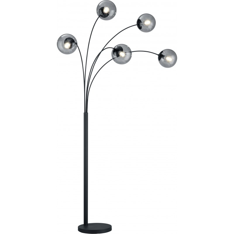 258,95 € Kostenloser Versand | Stehlampe Trio Balini 180×30 cm. Metall. Anthrazit Farbe