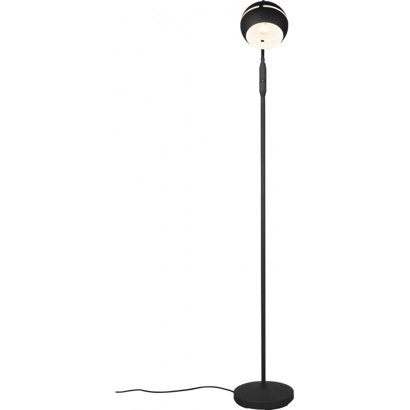 73,95 € Free Shipping | Floor lamp Trio Fletcher 143×23 cm. Flexible Living room and bedroom. Modern Style. Metal casting. Black Color