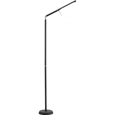 96,95 € Free Shipping | Floor lamp Trio Filigran 6W 3000K Warm light. 162×18 cm. Integrated LED Living room and bedroom. Modern Style. Metal casting. Black Color
