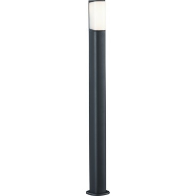 Balise lumineuse Trio Ticino 5.5W 3000K Lumière chaude. 100×7 cm. Luminaire à mât vertical. LED intégrée Terrasse et jardin. Style moderne. Fonte d'aluminium. Couleur anthracite