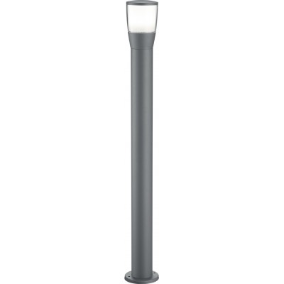 Baliza luminosa Trio Shannon 7W 3000K Luz cálida. Ø 12 cm. Luminaria vertical de poste. LED integrado Aluminio fundido. Color antracita