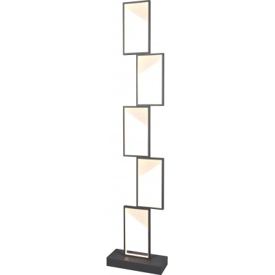 Lampadaire Trio Cafu 33W 3000K Lumière chaude. 131×28 cm. LED intégrée Salle et chambre. Style moderne. Métal. Couleur anthracite
