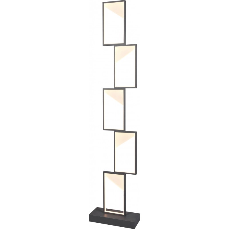 169,95 € Kostenloser Versand | Stehlampe Trio Cafu 33W 3000K Warmes Licht. 131×28 cm. Integrierte LED Wohnzimmer und schlafzimmer. Modern Stil. Metall. Anthrazit Farbe