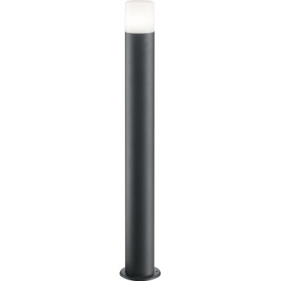 57,95 € Free Shipping | Luminous beacon Trio Hoosic Ø 12 cm. Vertical pole luminaire Terrace and garden. Modern Style. Cast aluminum. Anthracite Color