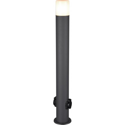 87,95 € Envoi gratuit | Balise lumineuse Trio Hoosic Ø 12 cm. Luminaire sur mât vertical Fonte d'aluminium. Couleur anthracite