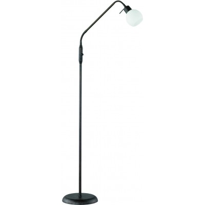 Lampadaire Trio Freddy 4W 3000K Lumière chaude. 150×23 cm. LED remplaçable Salle et chambre. Style rustique. Métal. Couleur oxyde