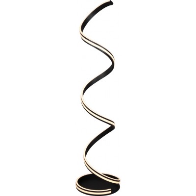 Luminária de piso Trio Yara 34W Ø 35 cm. LED branco com temperatura de cor ajustável Metais. Cor preto