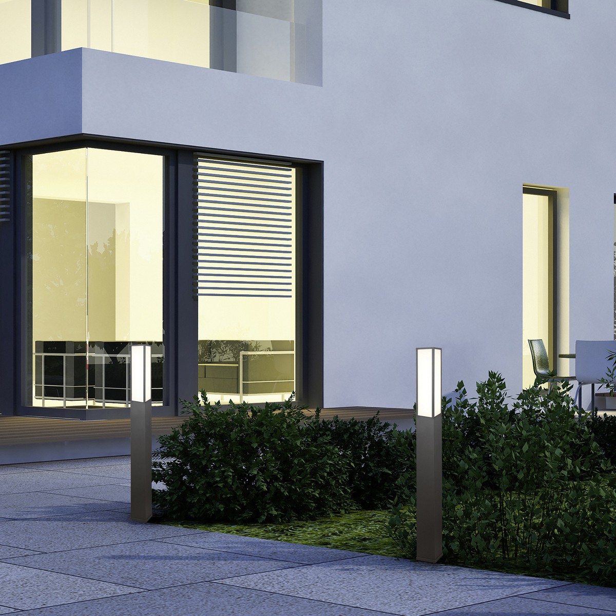 249,95 € Envío gratis | Baliza luminosa Trio Fuerte 15W 3000K Luz cálida. 155×15 cm. Luminaria vertical de poste. LED integrado Aluminio fundido. Color antracita