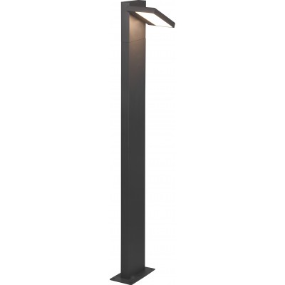 Baliza luminosa Trio Horton 8W 3000K Luz cálida. 100×15 cm. Luminaria vertical de poste. LED integrado Terraza y jardín. Estilo moderno. Aluminio fundido. Color antracita