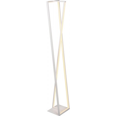 Lampada da pavimento Trio Edge 26W 124×21 cm. LED bianco con temperatura colore regolabile Soggiorno e camera da letto. Stile moderno. Metallo. Colore bianca