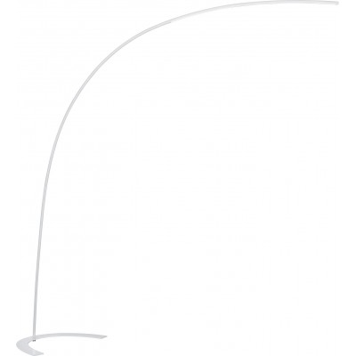 203,95 € 送料無料 | フロアランプ Trio Shanghai 18W 3000K 暖かい光. 210×65 cm. 調光可能なLED リビングルーム そして ベッドルーム. モダン スタイル. 金属. 白い カラー