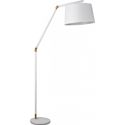 Lámpara de pie Trio Tracy 175×40 cm. Salón y dormitorio. Estilo moderno. Metal. Color blanco