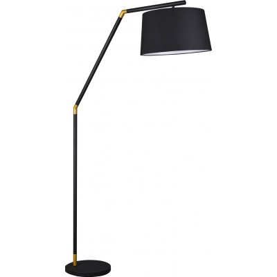 Lámpara de pie Trio Tracy 175×40 cm. Salón y dormitorio. Estilo moderno. Metal. Color negro