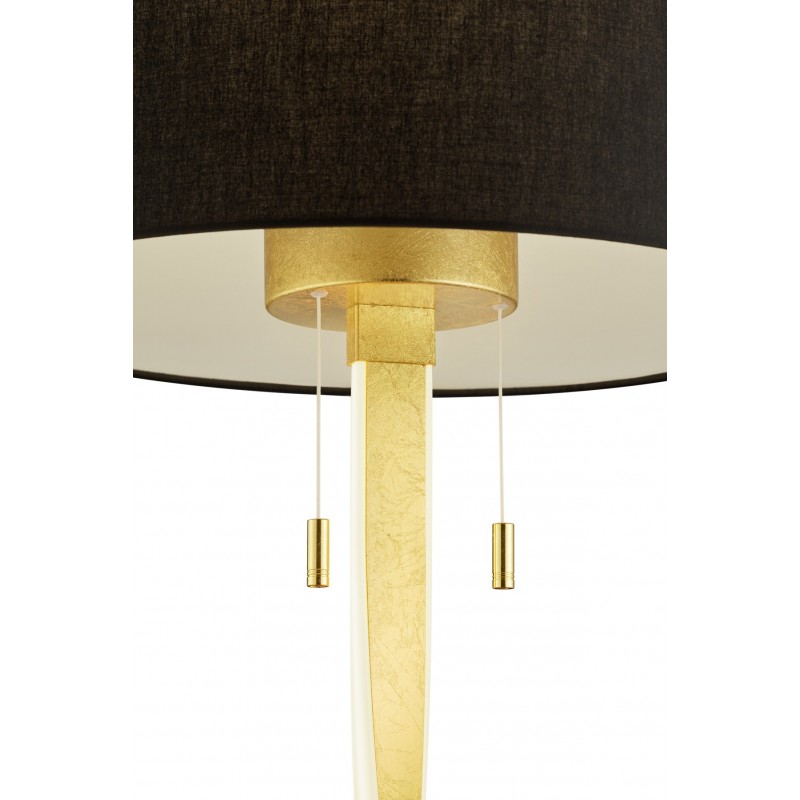 289,95 € Free Shipping | Floor lamp Trio Nandor 7W 3000K Warm light. Ø 40 cm. Integrated LED Living room and bedroom. Modern Style. Metal casting. Golden Color