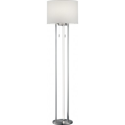 321,95 € Free Shipping | Floor lamp Trio Tandori Ø 40 cm. Metal casting. Matt nickel Color