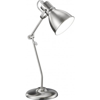 31,95 € Envoi gratuit | Lampe de bureau Trio Jasper 45×15 cm. Métal. Couleur nickel mat