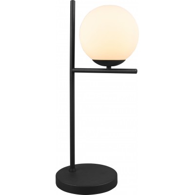 49,95 € Envoi gratuit | Lampe de table Trio Pure 52×18 cm. Salle et chambre. Style moderne. Coulée de métal. Couleur noir