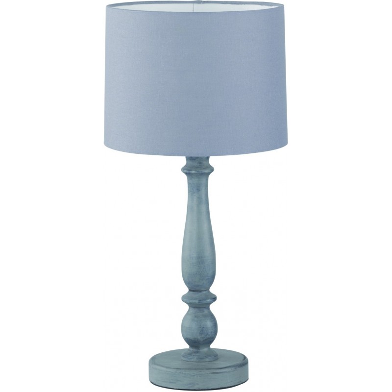 22,95 € Envoi gratuit | Lampe de table Trio Hood 50×24 cm. Salle et chambre. Style rustique. Bois. Couleur gris