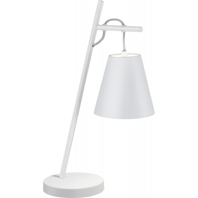 Lampada de escritorio Trio Andreus 50×16 cm. Sala de estar e quarto. Estilo moderno. Metais. Cor branco