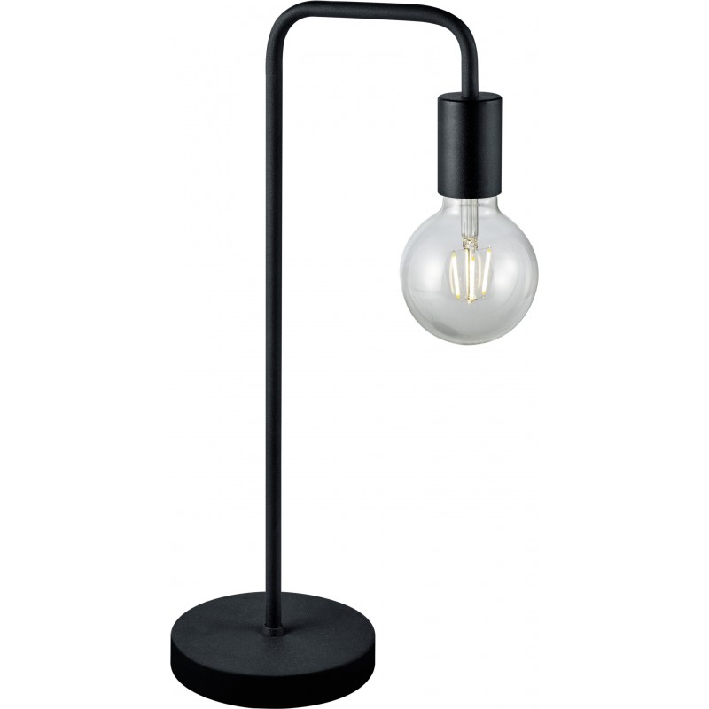 32,95 € Envoi gratuit | Lampe de table Trio Diallo 51×15 cm. Salle et chambre. Style moderne. Métal. Couleur noir