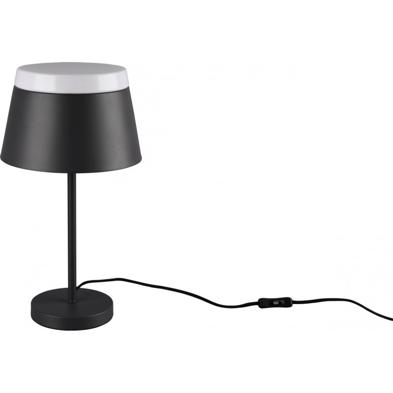 49,95 € Free Shipping | Table lamp Trio Baroness Ø 25 cm. Living room and bedroom. Modern Style. Metal casting. Anthracite Color