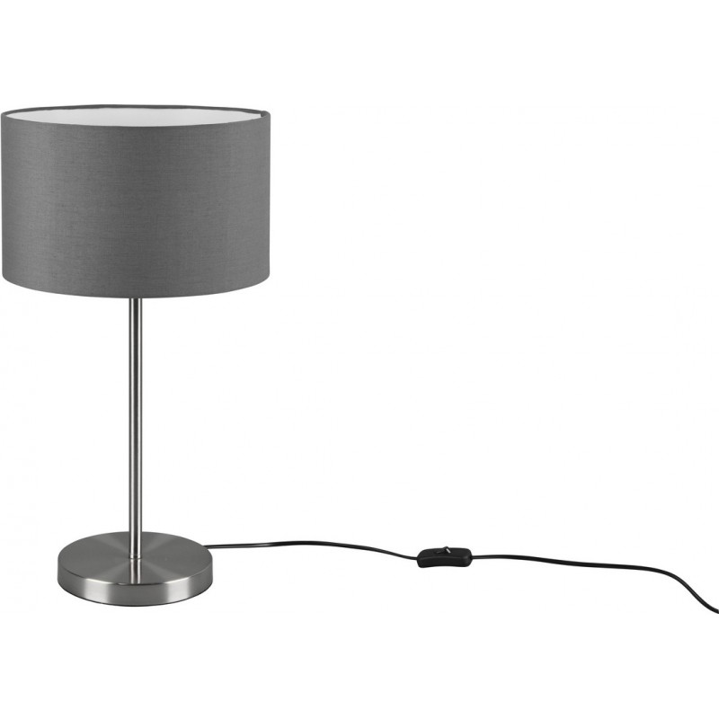 64,95 € Free Shipping | Table lamp Trio Hotel Ø 30 cm. Living room and bedroom. Modern Style. Metal casting. Matt nickel Color