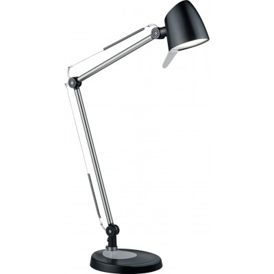 Schreibtischlampe Trio Rado 5W 70×17 cm. Weiße LED mit einstellbarer Farbtemperatur. Gerichtetes Licht. Touch-Funktion Büro. Modern Stil. Metall. Schwarz Farbe