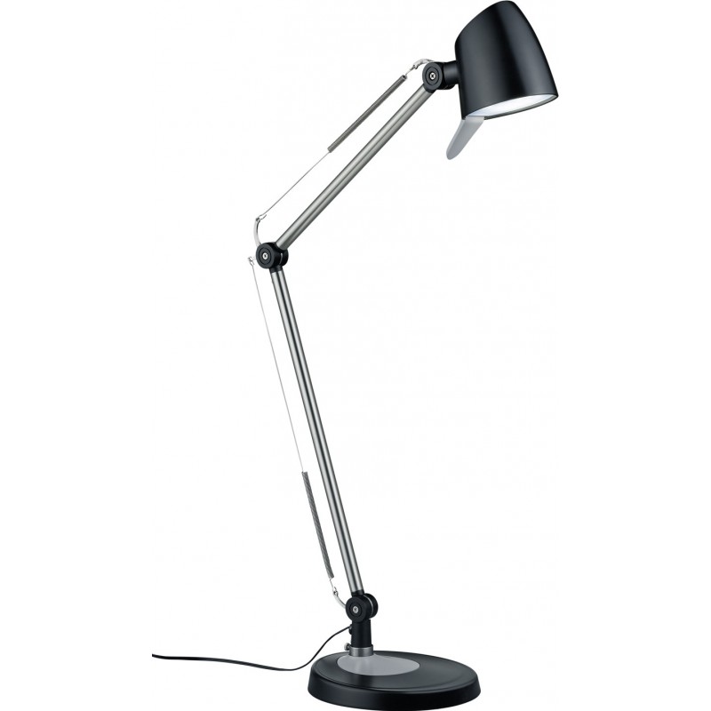 89,95 € Free Shipping | Table lamp Trio Rado 5W 70×17 cm. White LED with adjustable color temperature. Directional light. Touch function Office. Modern Style. Metal casting. Black Color