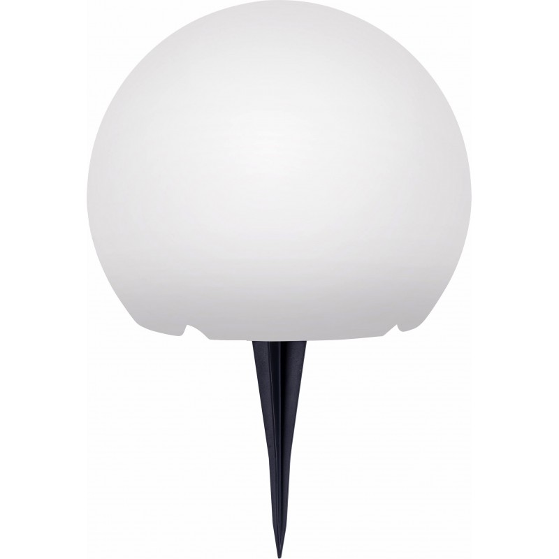 97,95 € Free Shipping | Decorative lighting Trio Nector 8.5W Ø 30 cm. Luminous sphere with spike for fixing to the ground. Dimmable multicolor RGBW LED. Remote control. WiZ Compatible Terrace and garden. Modern Style. Plastic and Polycarbonate. White Color