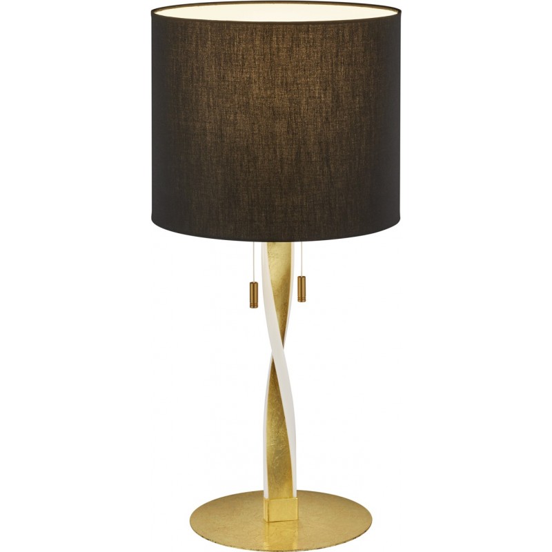 175,95 € Free Shipping | Table lamp Trio Nandor 3W 3000K Warm light. Ø 30 cm. Integrated LED Living room and bedroom. Modern Style. Metal casting. Golden Color