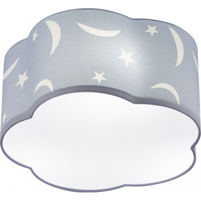 Lampe pour enfants Trio Moony Ø 40 cm. Métal. Couleur blanc