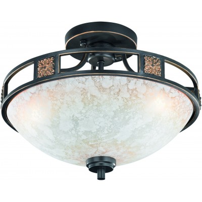 148,95 € Free Shipping | Hanging lamp Trio Quinta Ø 42 cm. Living room and bedroom. Rustic Style. Metal casting. Oxide Color