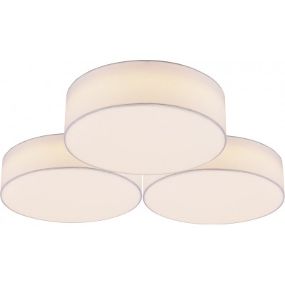 181,95 € Envio grátis | Lâmpada pendurada Trio Lugano 38W 3000K Luz quente. Ø 64 cm. LED integrado Sala de estar e quarto. Estilo moderno. Metais. Cor branco