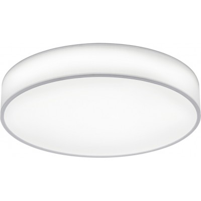 196,95 € Free Shipping | Ceiling lamp Trio Lugano 40W Ø 60 cm. Dimmable multicolor RGBW LED. Remote control Plastic and polycarbonate. White Color