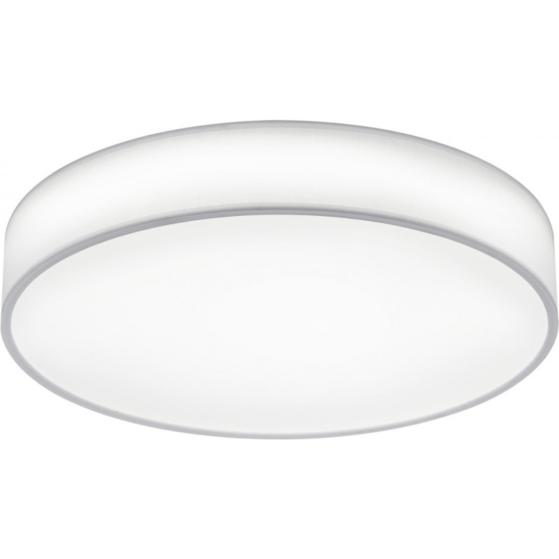 205,95 € Free Shipping | Ceiling lamp Trio Lugano 40W Round Shape Ø 60 cm. Dimmable multicolor RGBW LED. Remote control Living room and bedroom. Modern Style. Plastic and Polycarbonate. White Color