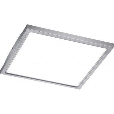 68,95 € Envio grátis | Luz de teto interna Trio Future 12W 3500K Luz neutra. 30×30 cm. LED integrado Aço. Cor níquel mate