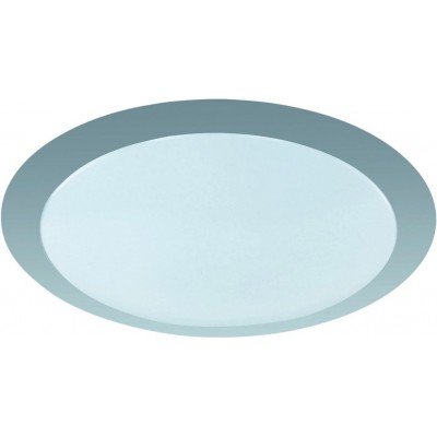 47,95 € Envio grátis | Lâmpada pendurada Trio Gonzalo 12W 3000K Luz quente. Ø 34 cm. LED integrado Sala de estar e quarto. Estilo moderno. Fundição de metais. Cor cinza