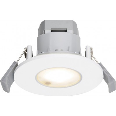 15,95 € Free Shipping | Recessed lighting Trio Compo 4.5W 3000K Warm light. Ø 8 cm. Integrated LED Aluminum. White Color