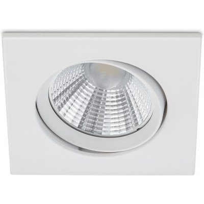 室内嵌入式照明 Trio Pamir 5.5W 3000K 暖光. 9×9 cm. 可调光 LED 定向光 客厅 和 卧室. 现代的 风格. 金属. 白色的 颜色