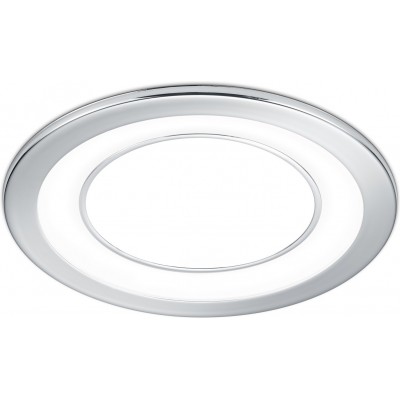 23,95 € Free Shipping | Recessed lighting Trio Core 10W 3000K Warm light. Ø 15 cm. Integrated LED Living room and bedroom. Modern Style. Plastic and polycarbonate. Plated chrome Color