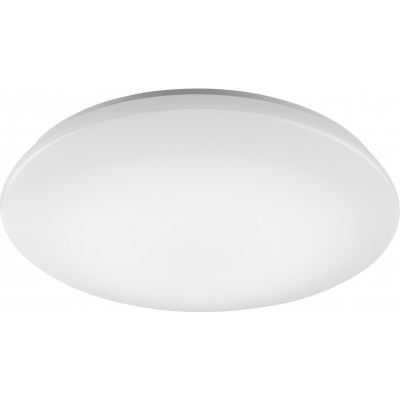 Luz de teto interna Trio Charly 27W Forma Redondo Ø 50 cm. LED RGBW multicolorido regulável. Controle remoto. Compatível com WiZ Sala de estar e quarto. Estilo moderno. Plástico e Policarbonato. Cor branco