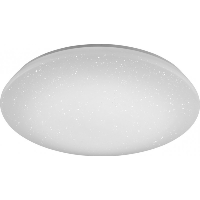 296,95 € Free Shipping | Indoor ceiling light Trio Nalida 40W Round Shape Ø 74 cm. Star effect. Dimmable multicolor RGBW LED. Remote control. WiZ Compatible Living room and bedroom. Modern Style. Plastic and Polycarbonate. White Color