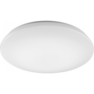 Indoor ceiling light Trio Nalida 40W Round Shape Ø 74 cm. Dimmable multicolor RGBW LED. Remote control. WiZ Compatible Living room and bedroom. Modern Style. Plastic and Polycarbonate. White Color