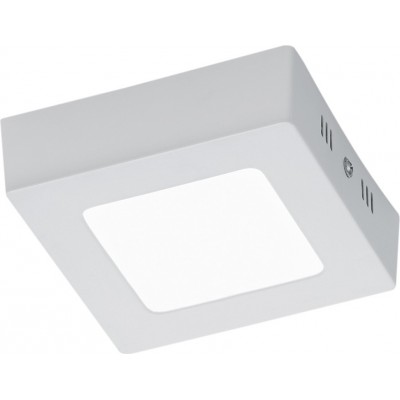 Indoor ceiling light Trio Zeus 5.5W 3000K Warm light. 12×12 cm. Integrated LED Living room and bedroom. Modern Style. Aluminum. White Color