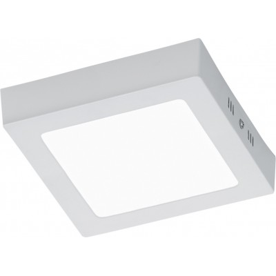 37,95 € Free Shipping | Indoor ceiling light Trio Zeus 12.5W 3000K Warm light. 18×18 cm. Integrated LED Living room and bedroom. Modern Style. Aluminum. White Color